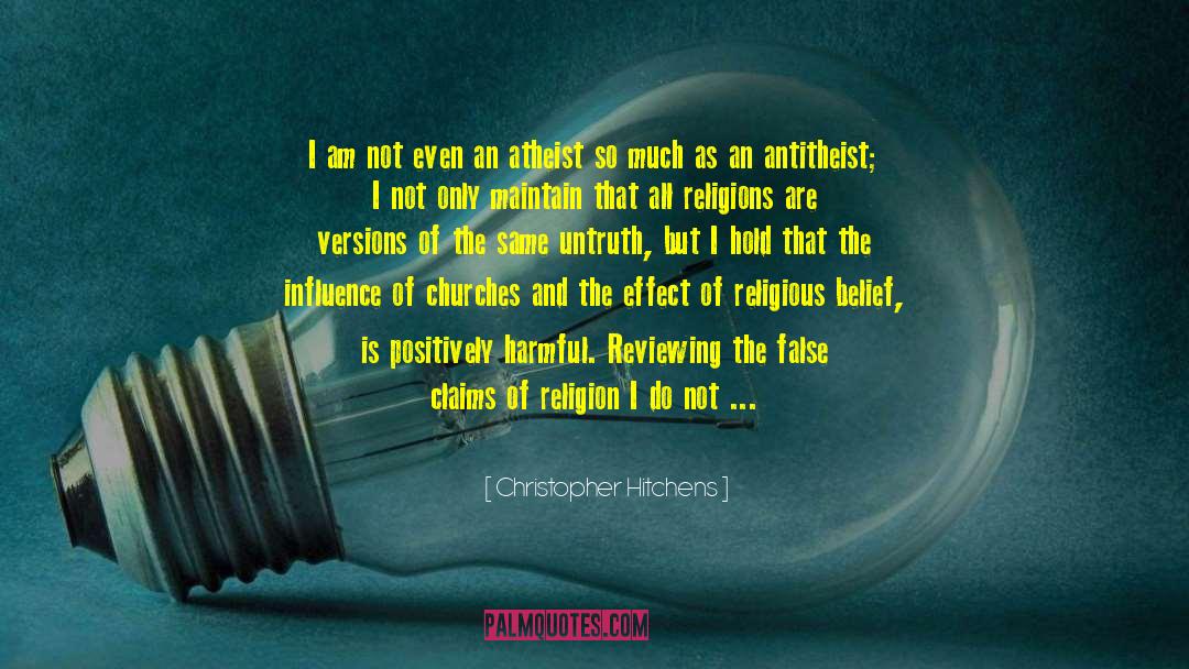 Butterfly Effect quotes by Christopher Hitchens