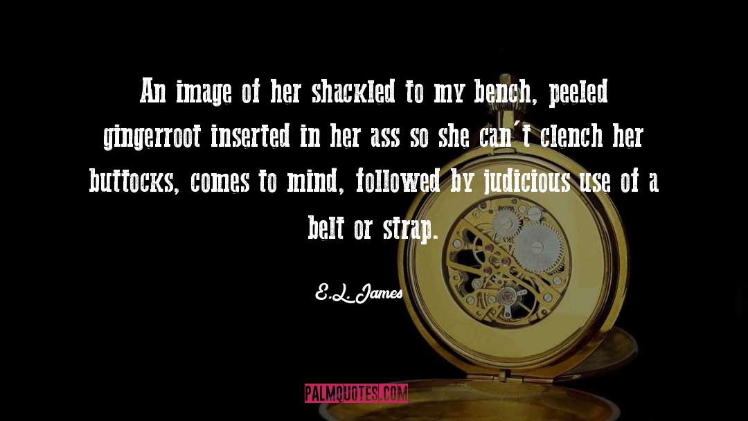 Buttocks quotes by E.L. James