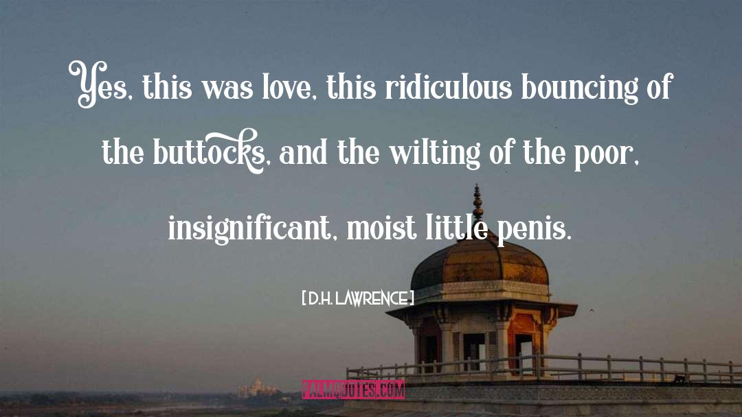 Buttocks quotes by D.H. Lawrence