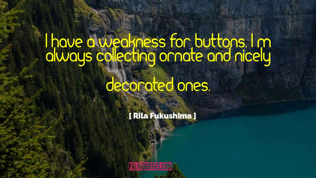 Buttons quotes by Rila Fukushima