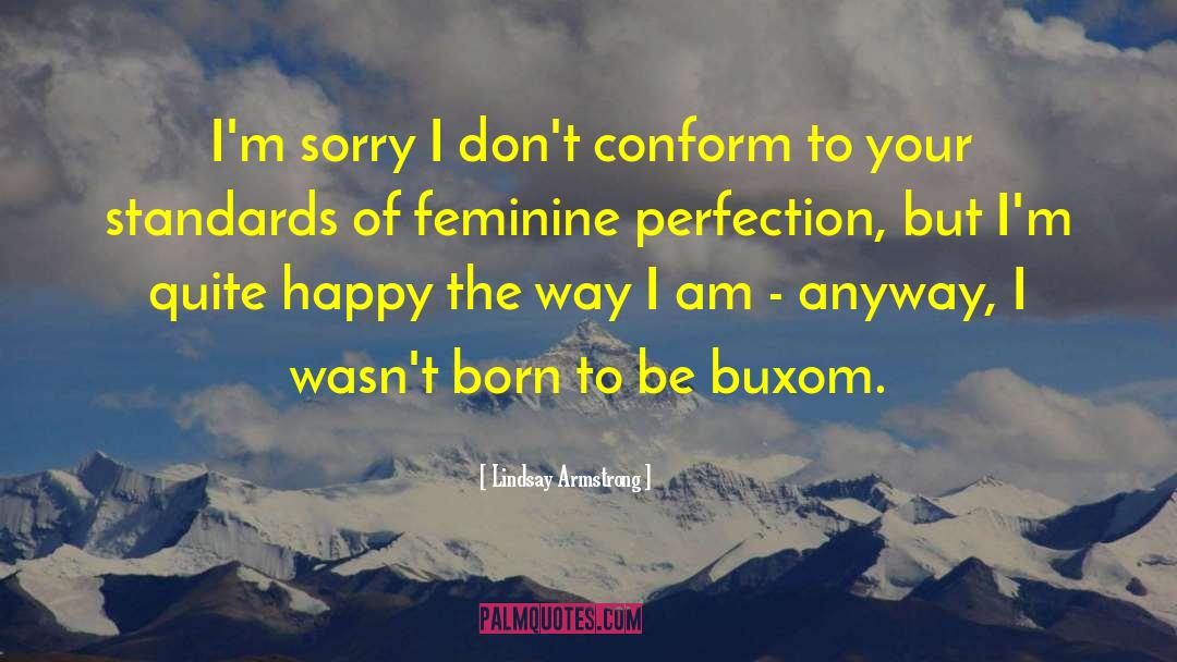 Buxom quotes by Lindsay Armstrong