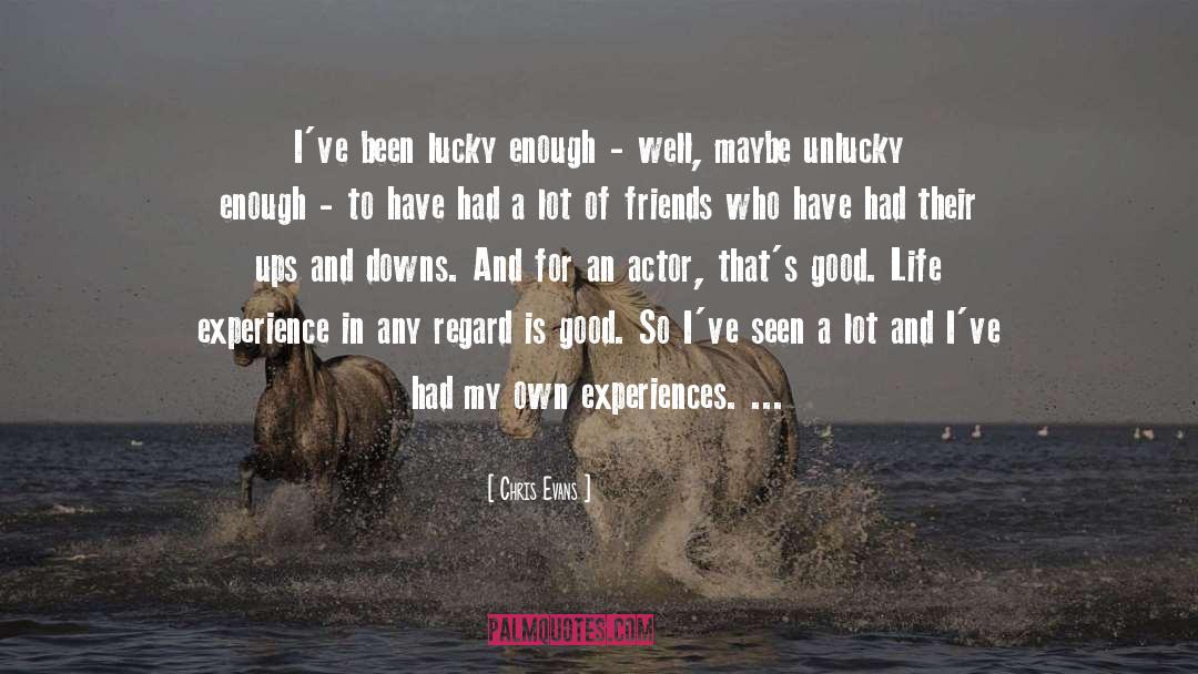 Buy Experiences quotes by Chris Evans