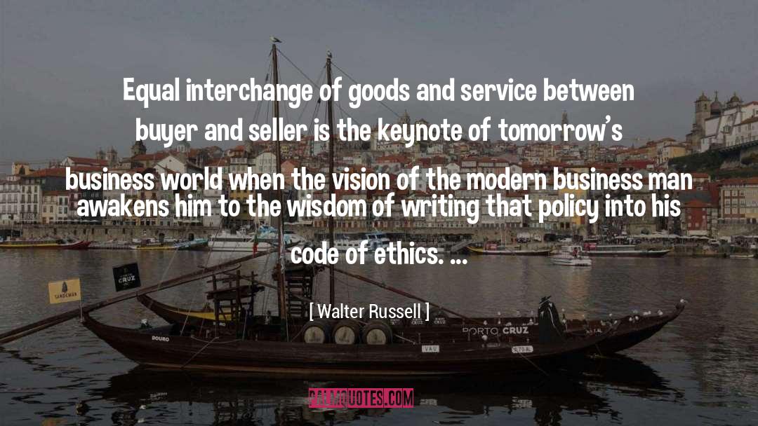 Buyer quotes by Walter Russell