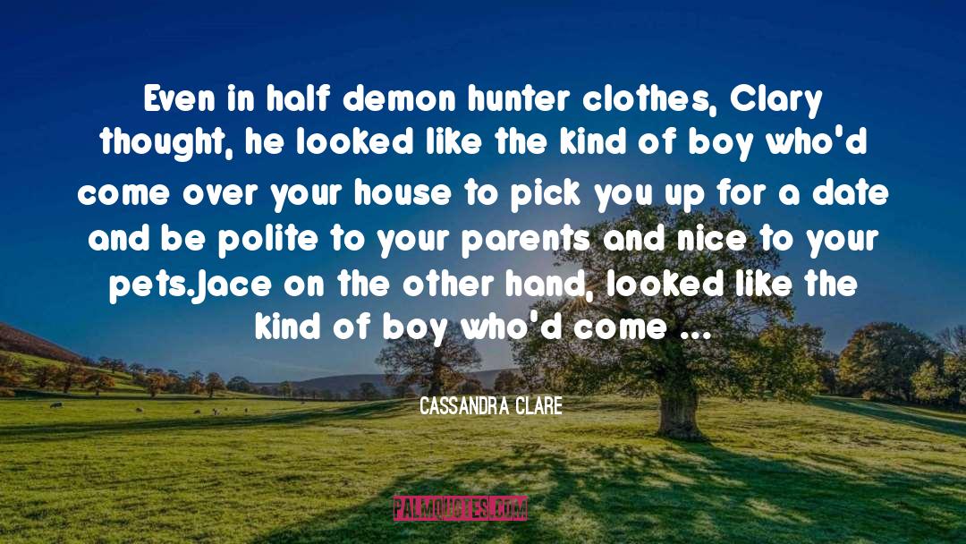 Buying Clothes quotes by Cassandra Clare