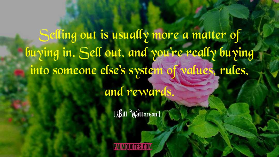 Buying In quotes by Bill Watterson