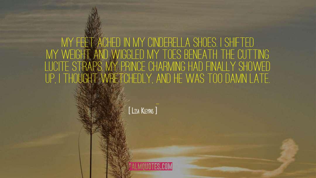 Buying Shoes quotes by Lisa Kleypas