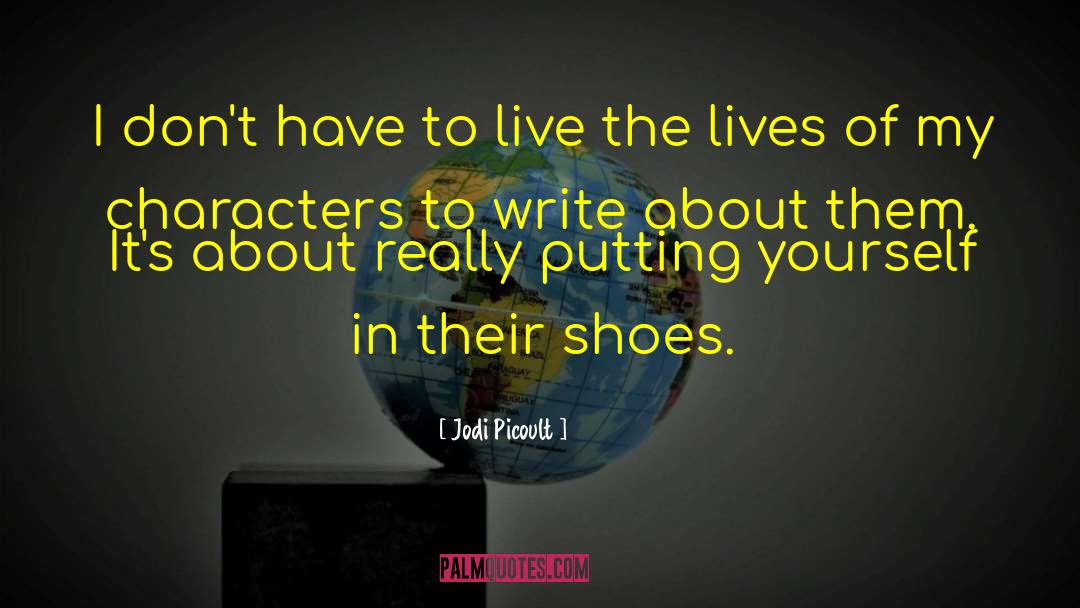 Buying Shoes quotes by Jodi Picoult