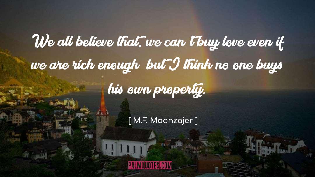 Buys quotes by M.F. Moonzajer