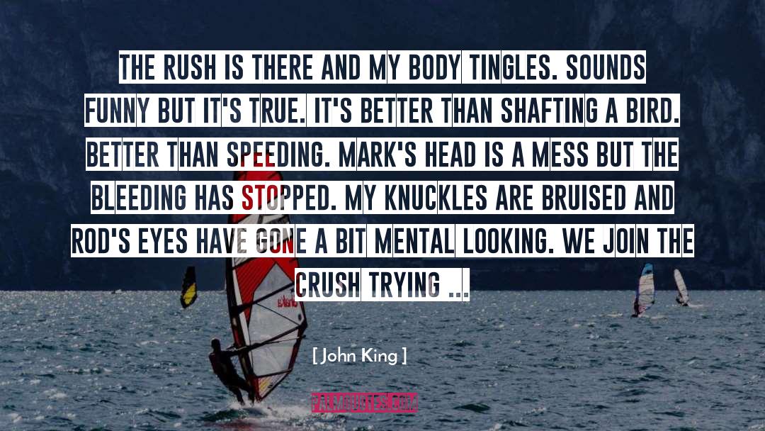 Buzzing quotes by John King