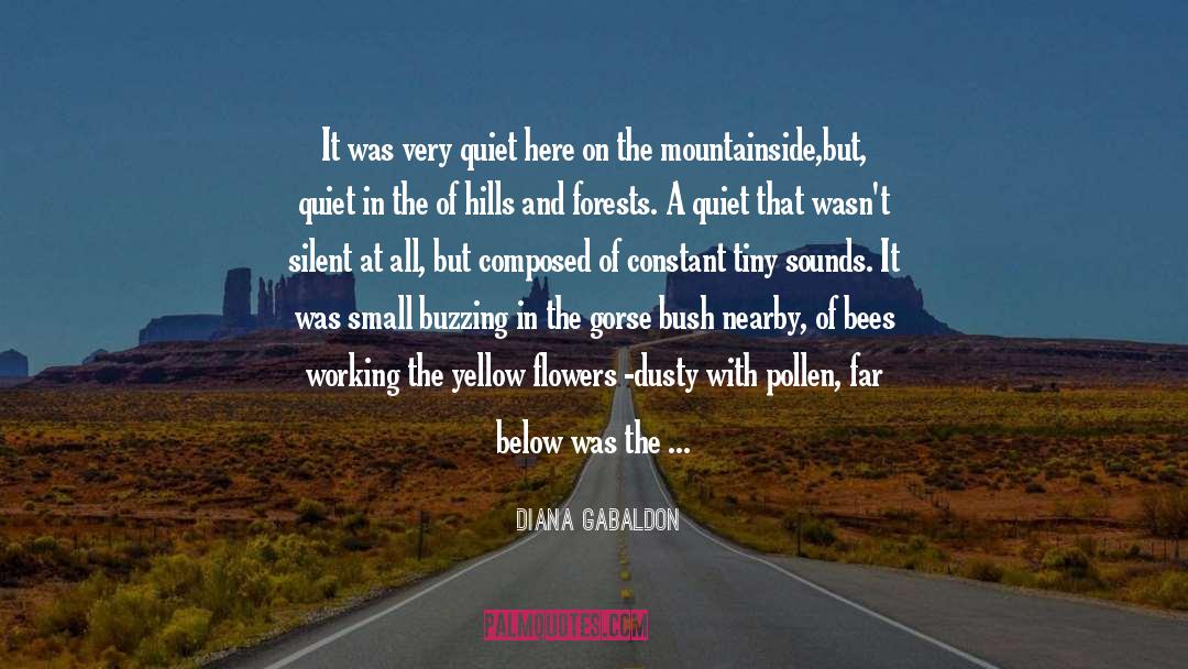 Buzzing quotes by Diana Gabaldon