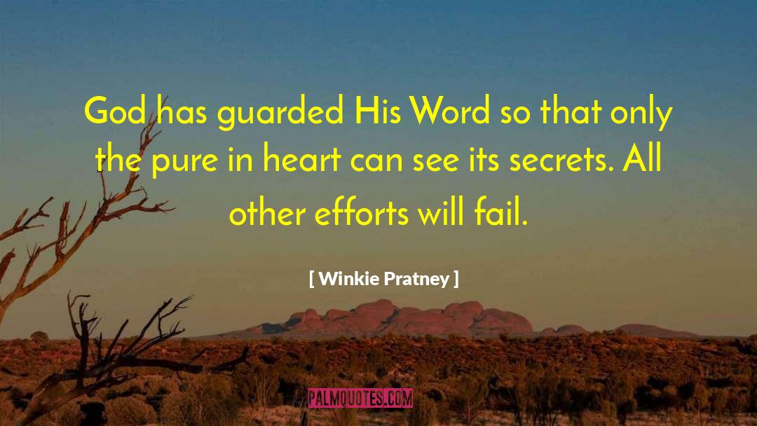 Bwtter Efforts quotes by Winkie Pratney
