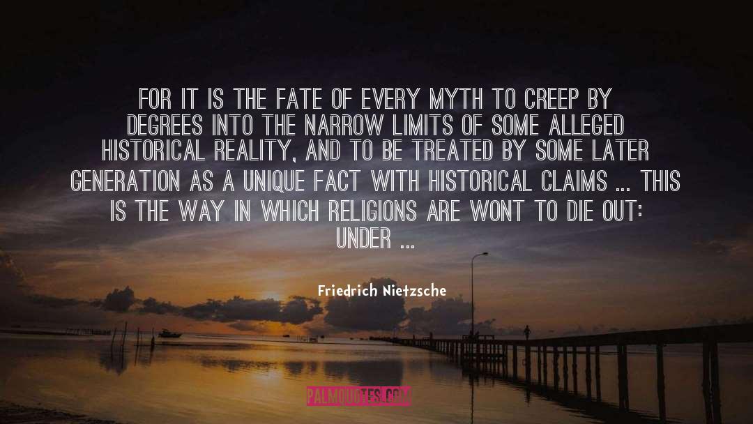 By Degrees quotes by Friedrich Nietzsche