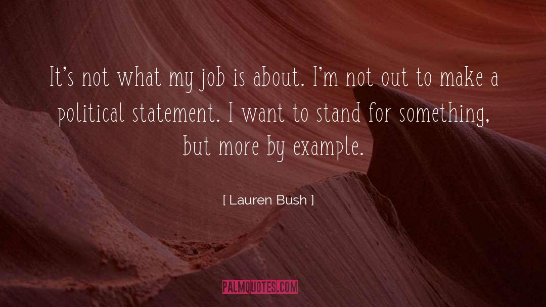 By Example quotes by Lauren Bush