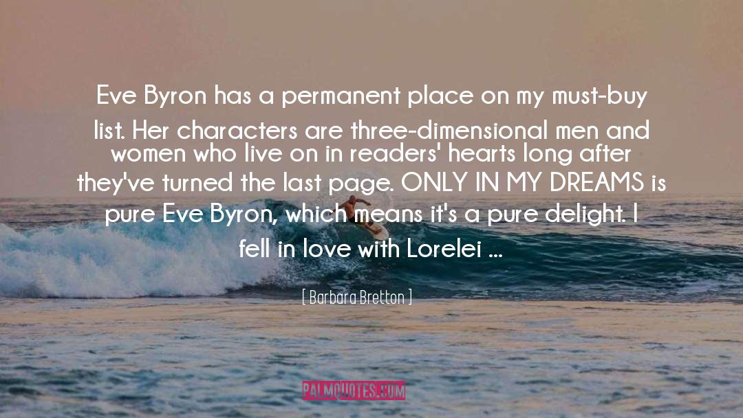 Byron quotes by Barbara Bretton