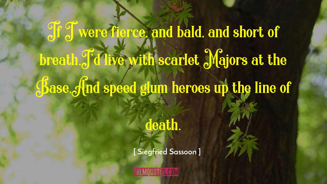 Byronic Heroes quotes by Siegfried Sassoon