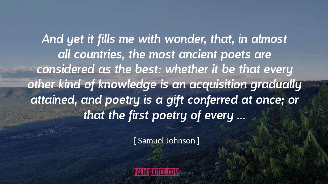 Bzam Poetry quotes by Samuel Johnson