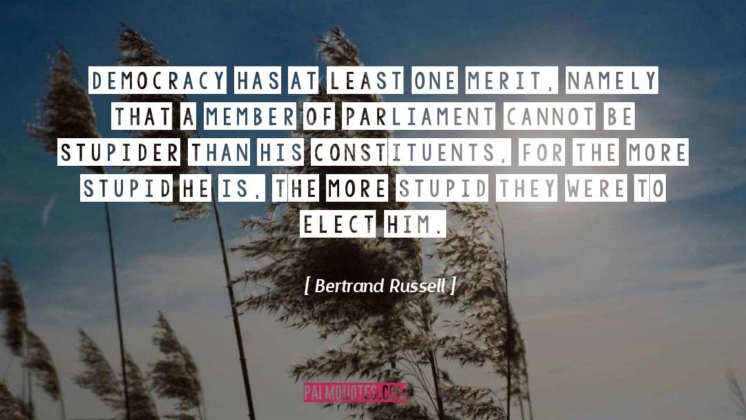 Bzu Merit quotes by Bertrand Russell