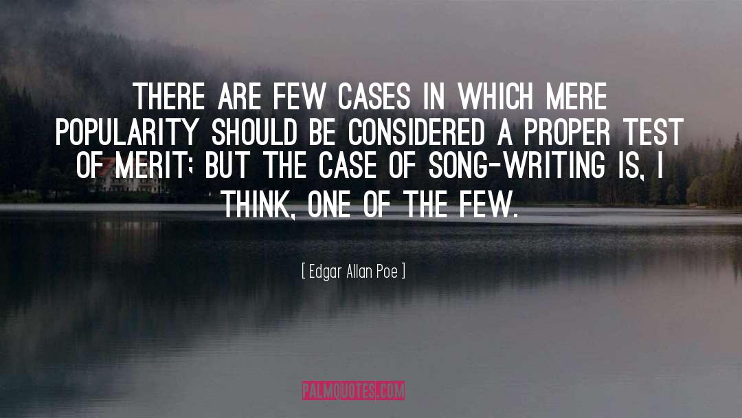 Bzu Merit quotes by Edgar Allan Poe