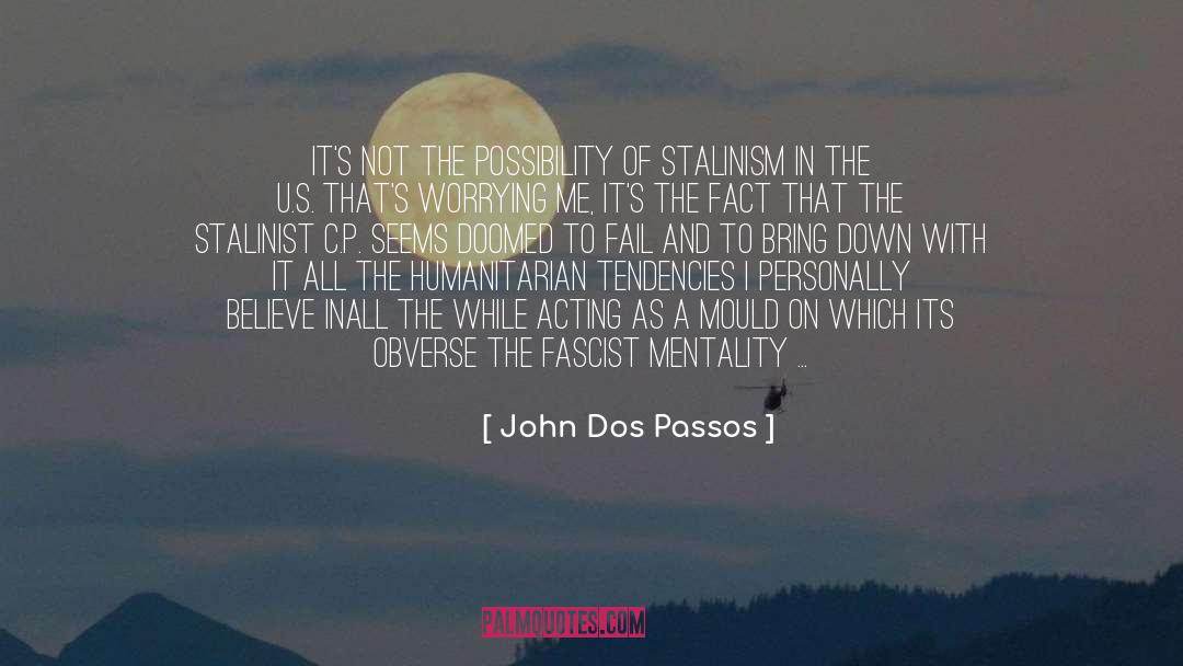 C P O Sharkey quotes by John Dos Passos
