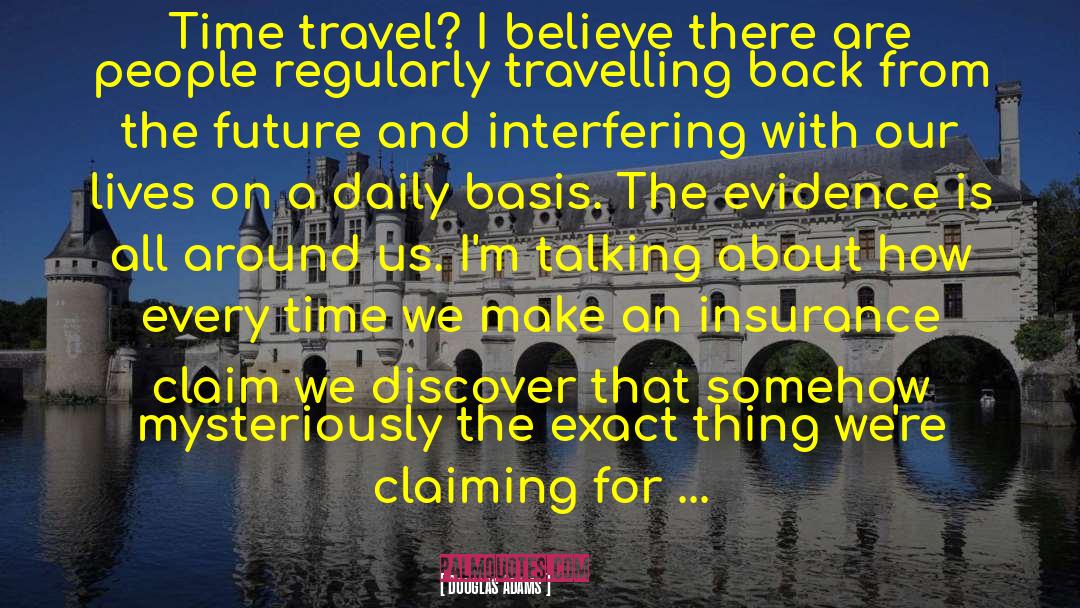 Caa Travel Insurance quotes by Douglas Adams