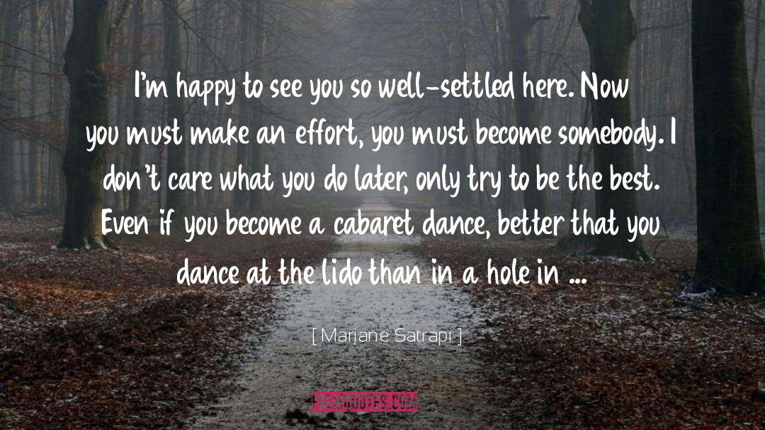 Cabaret quotes by Marjane Satrapi