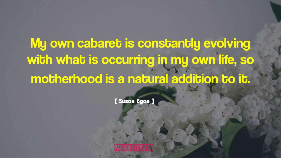 Cabaret quotes by Susan Egan