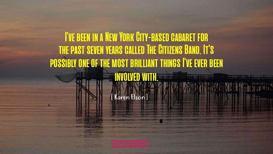 Cabaret quotes by Karen Elson