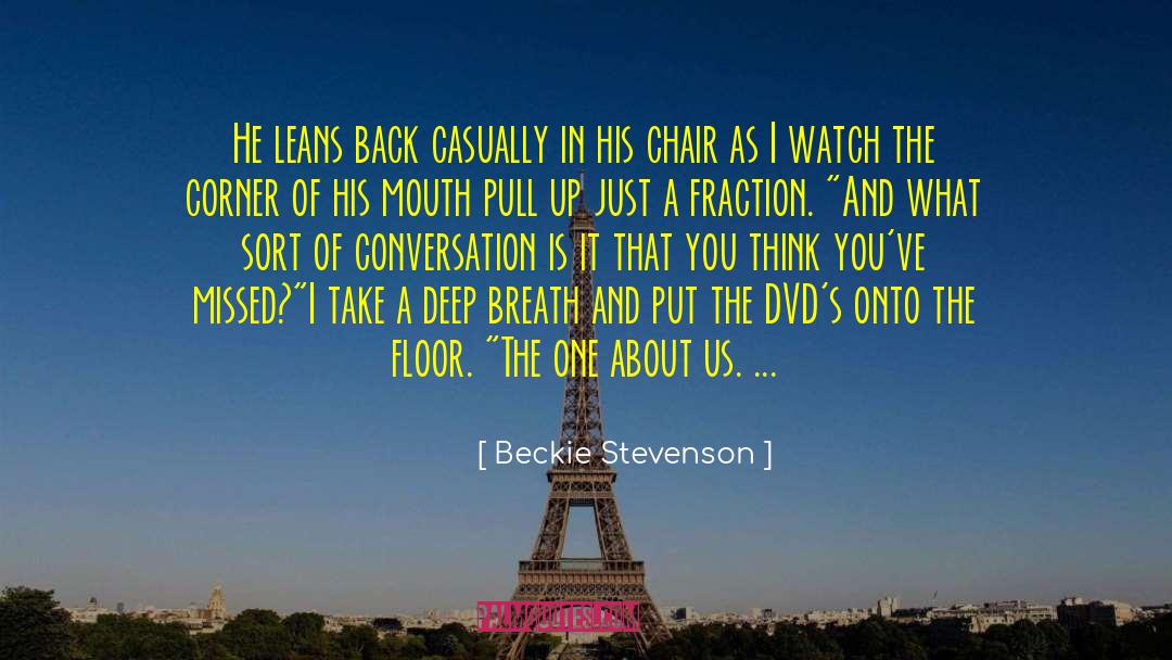 Cabe Evans quotes by Beckie Stevenson