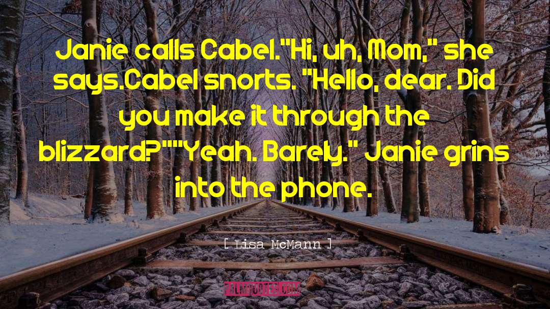 Cabel quotes by Lisa McMann