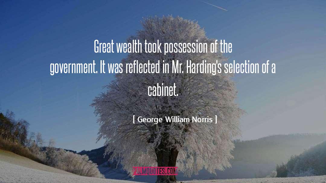 Cabinet quotes by George William Norris