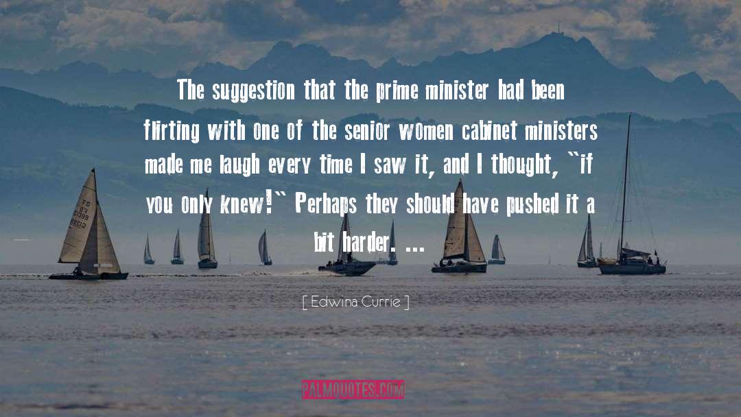 Cabinet quotes by Edwina Currie