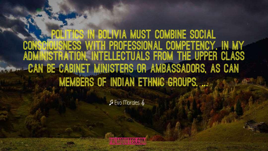 Cabinets quotes by Evo Morales