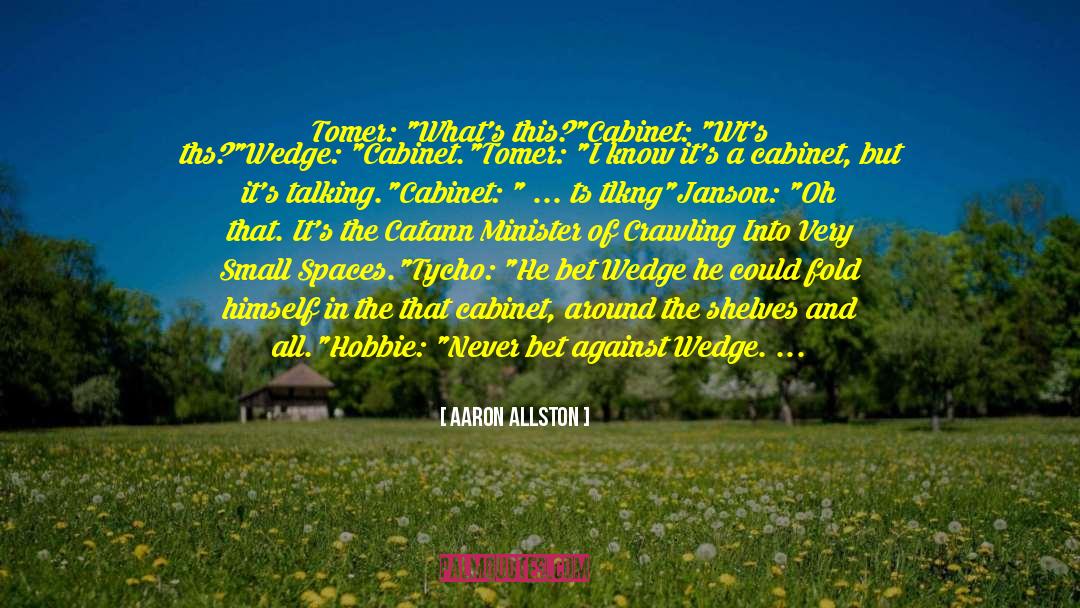 Cabinets quotes by Aaron Allston