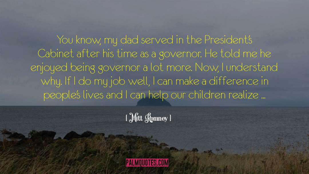 Cabinets quotes by Mitt Romney
