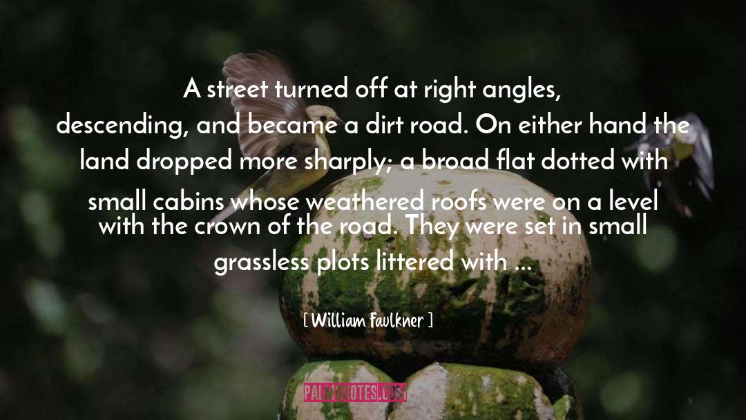 Cabins quotes by William Faulkner
