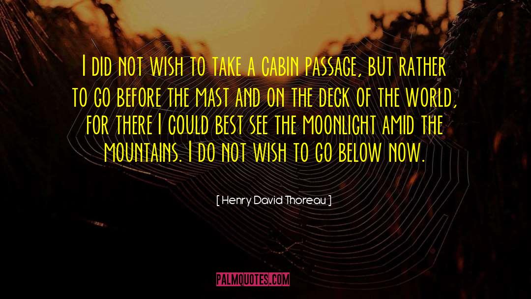 Cabins quotes by Henry David Thoreau