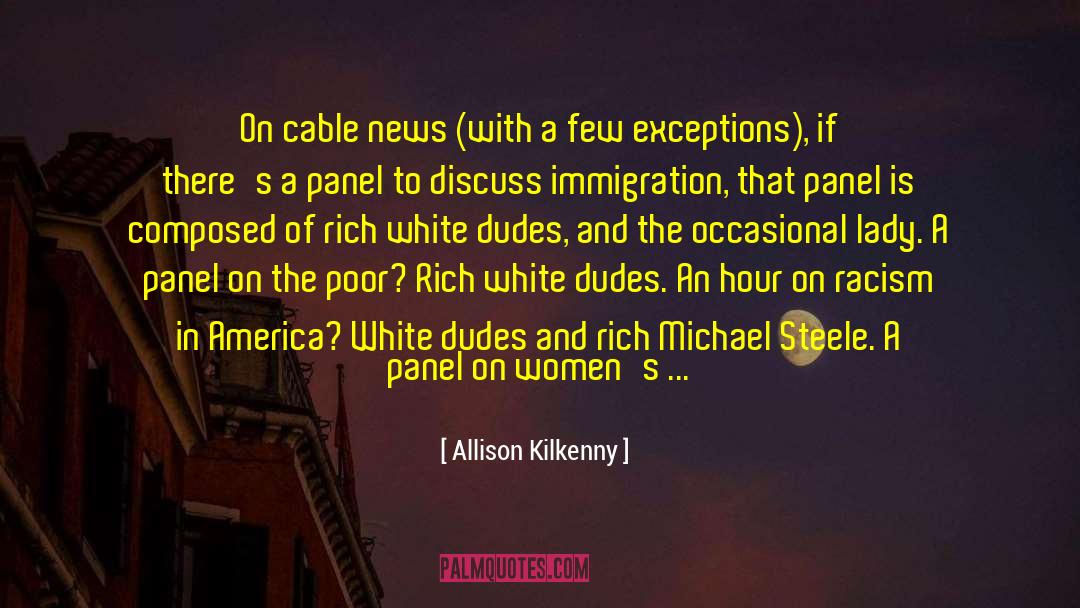Cable News quotes by Allison Kilkenny
