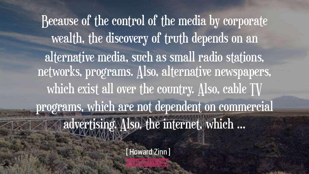 Cable Tv quotes by Howard Zinn