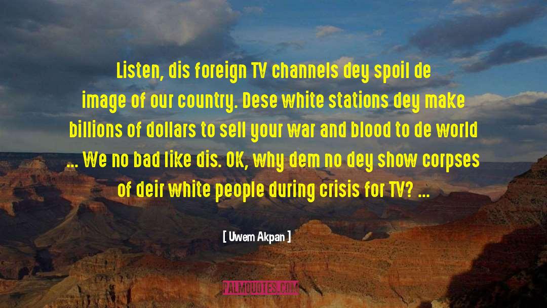 Cable Tv quotes by Uwem Akpan