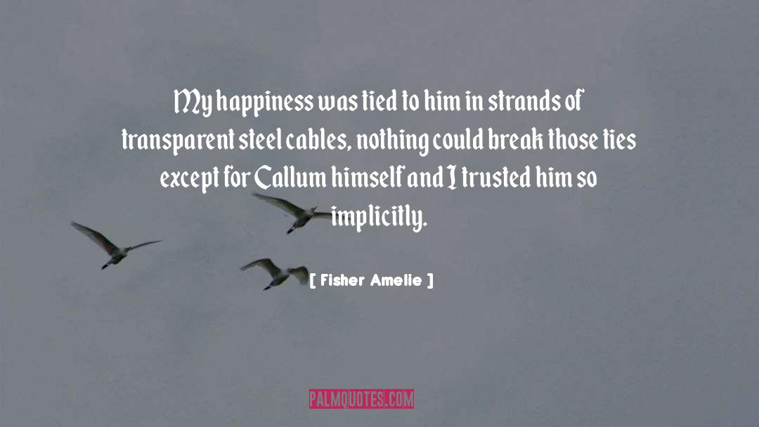 Cables quotes by Fisher Amelie