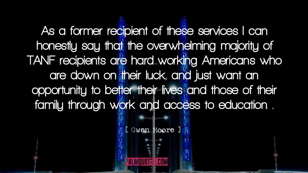 Cabrera Services quotes by Gwen Moore