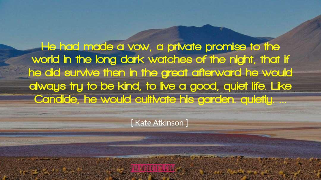 Cacambo Candide quotes by Kate Atkinson