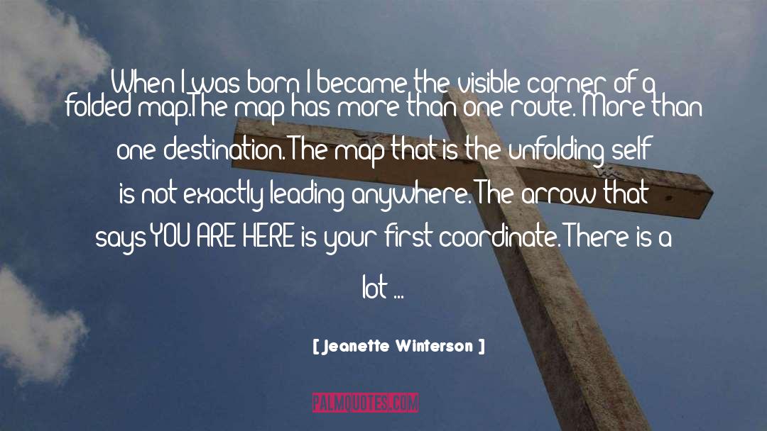Caceres Map quotes by Jeanette Winterson