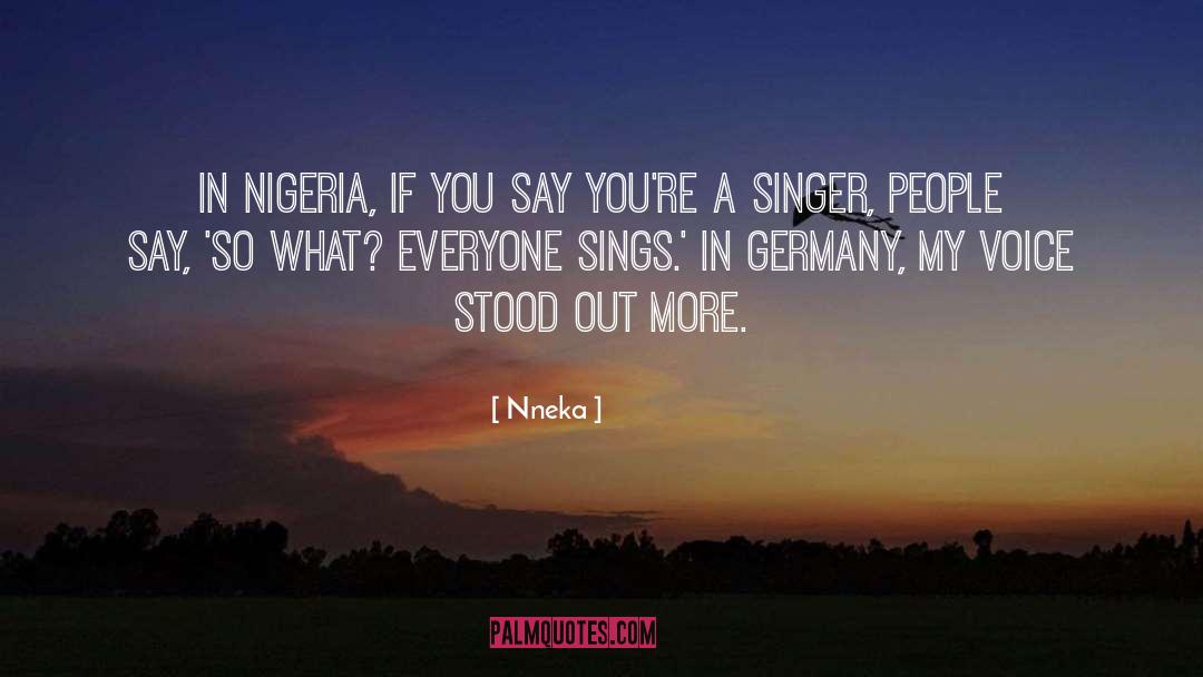 Cachez Nigeria quotes by Nneka