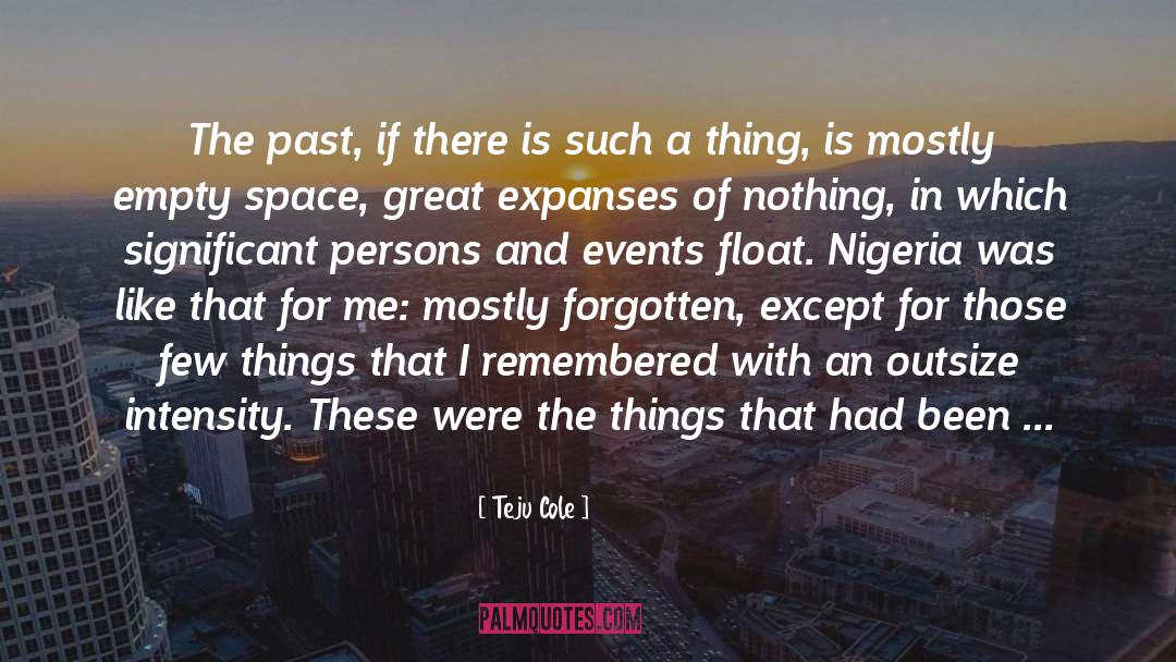 Cachez Nigeria quotes by Teju Cole