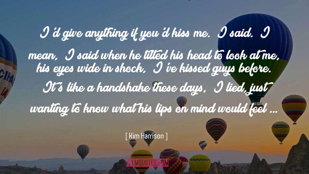 Cade Morgan quotes by Kim Harrison