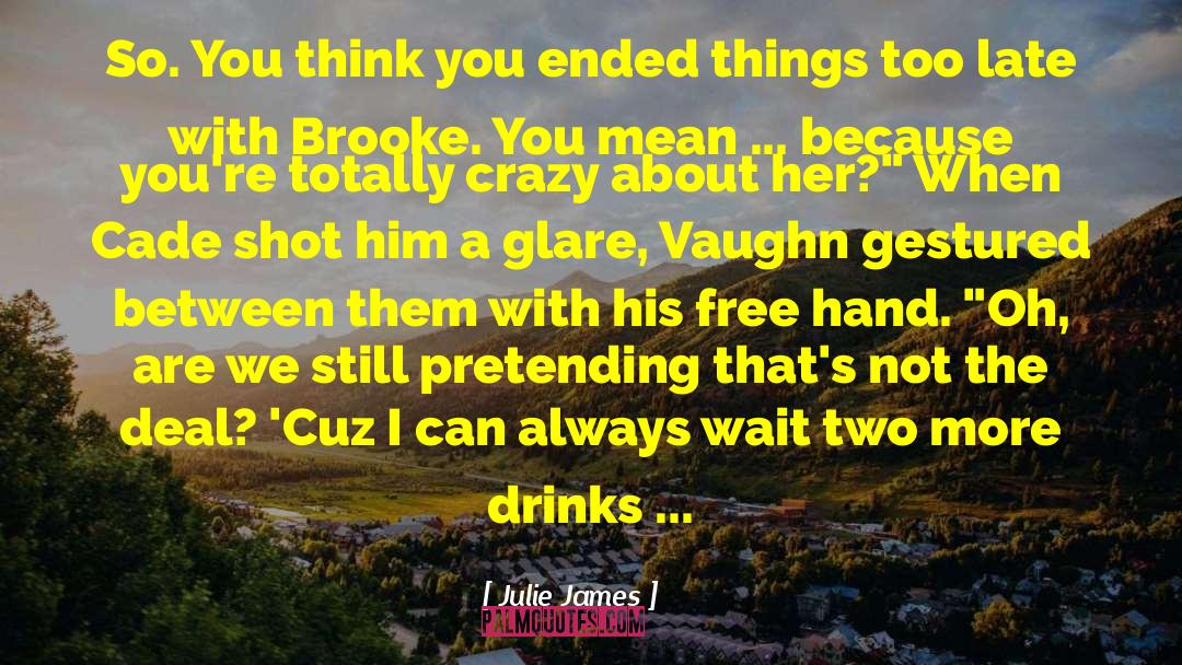 Cade quotes by Julie James