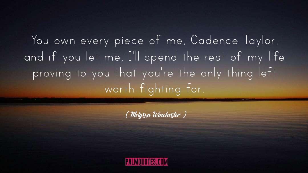 Cadence quotes by Melyssa Winchester