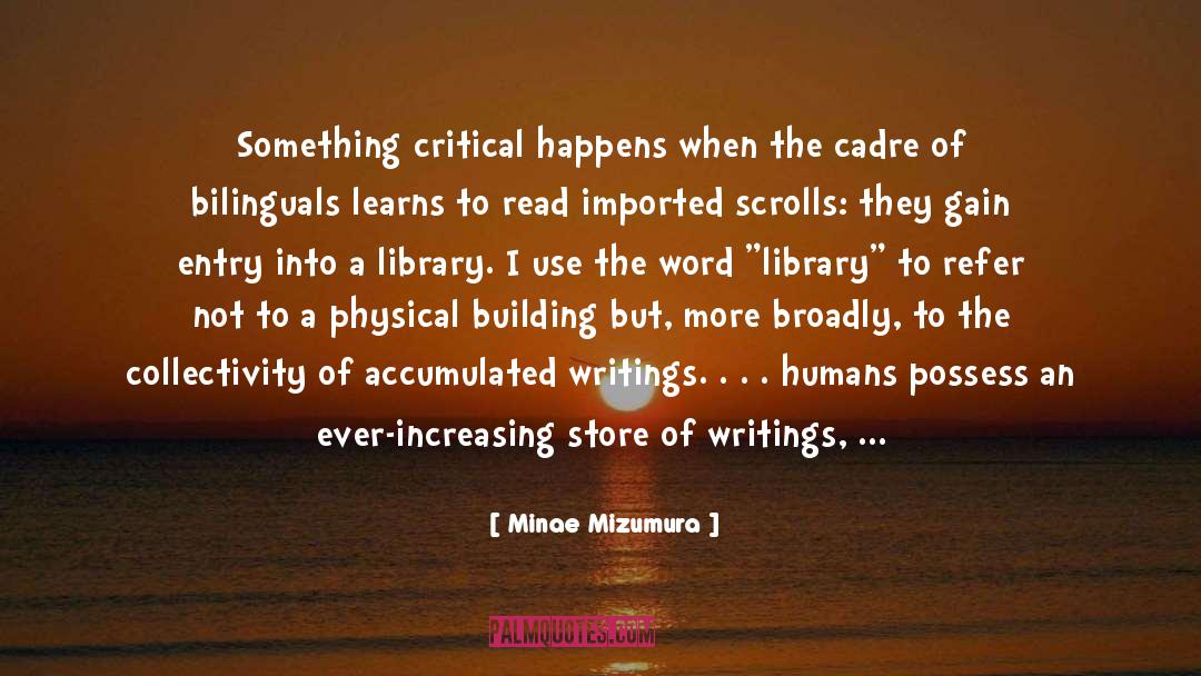 Cadre quotes by Minae Mizumura