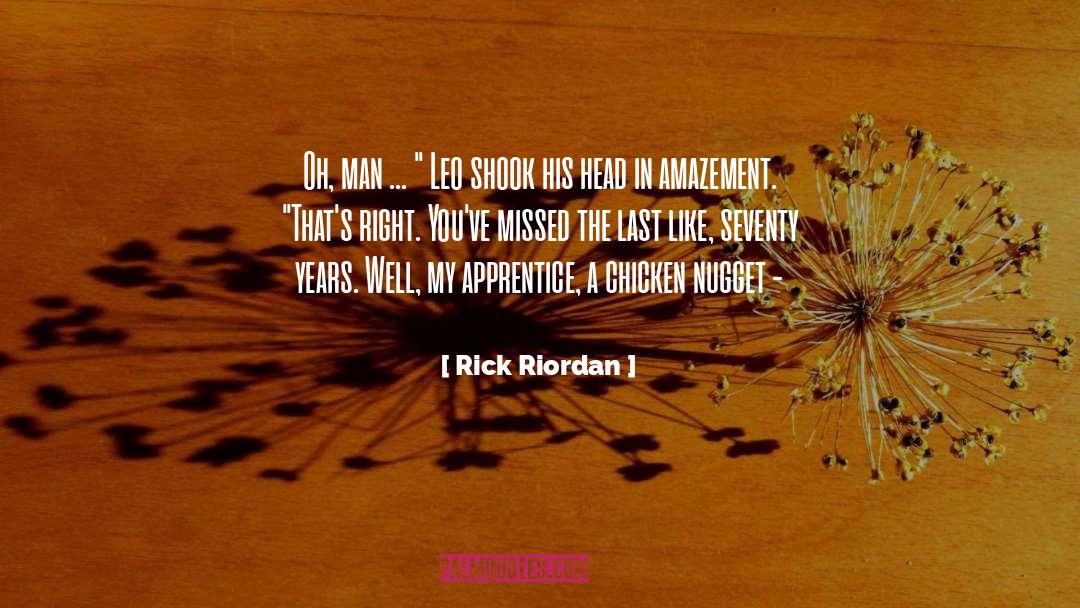 Caeca In A Chicken quotes by Rick Riordan